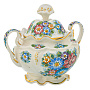 Сахарница "Семейная". Гжель в цвете, фотография 2. Интернет-магазин ЛАВКА ПОДАРКОВ