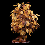 0064388-НП/53см Янтарь ДЕРЕВО ДЕНЕЖНОЕ  на подставке