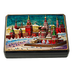 Шкатулка с художественной росписью "Кремль. Зима"