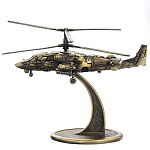 0048292 Бронза Модель Вертолет К-52 "АЛЛИГАТОР"на подставке (95501)