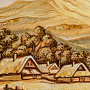 Картина янтарная "Зимний пейзаж" 30х40 см, фотография 3. Интернет-магазин ЛАВКА ПОДАРКОВ