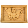 Деревянное резное панно "Трое" 39х26 см, фотография 3. Интернет-магазин ЛАВКА ПОДАРКОВ