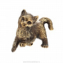 Бронзовая статуэтка "Игривый кот", фотография 2. Интернет-магазин ЛАВКА ПОДАРКОВ