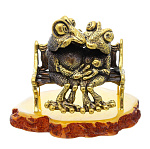 0045963/1158 Сувенир Лягушки Влюбленные Сувенир (белый)