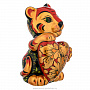 Статуэтка "Тигр с сердцем". Хохлома, фотография 5. Интернет-магазин ЛАВКА ПОДАРКОВ
