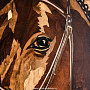Деревянное настенное панно "Лошадь" 44 х 55 см, фотография 3. Интернет-магазин ЛАВКА ПОДАРКОВ