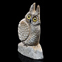 Скульптура из кости "Сова", фотография 2. Интернет-магазин ЛАВКА ПОДАРКОВ