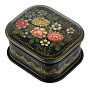 Шкатулка с художественной росписью "Цветы", фотография 2. Интернет-магазин ЛАВКА ПОДАРКОВ