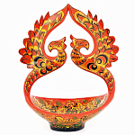 7923/без ковшей Хохлома БРАТИНА "Птицы" 49*38*21см без ковшей