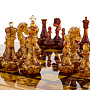 Шахматы с инкрустацией и фигурами из янтаря 37х37 см, фотография 5. Интернет-магазин ЛАВКА ПОДАРКОВ