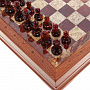 Шахматы с полем из камня и фигурами из янтаря 34х34 см, фотография 8. Интернет-магазин ЛАВКА ПОДАРКОВ
