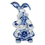 0069815 ГЖЕЛЬ Скульптура Символ Года 2023 "Кролик с капустой"