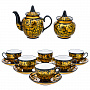 Чайный сервиз на 6 персон "Кудрина". Хохлома, фотография 7. Интернет-магазин ЛАВКА ПОДАРКОВ
