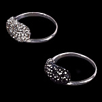 820706/сваровски-2--3г-сред.вес  Серебро 925* КОЛЬЦО вст.кристаллы Сваровски