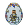 Яйцо пасхальное "Русские былины". Гжель, фотография 2. Интернет-магазин ЛАВКА ПОДАРКОВ