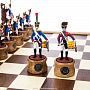 Шахматы деревянные с металлическими фигурами "Битва при Ватерлоо", фотография 4. Интернет-магазин ЛАВКА ПОДАРКОВ
