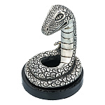 100109 -170004  Гальванопластика Серебро925* Статуэтка ЗМЕЯ Символ 2025 года