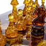 Шахматы с инкрустацией и фигурами из янтаря, фотография 7. Интернет-магазин ЛАВКА ПОДАРКОВ
