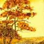 Картина янтарная "Пейзаж №2" 17х20 см, фотография 2. Интернет-магазин ЛАВКА ПОДАРКОВ