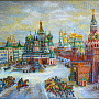 Картина "Старая Москва" 30х40 см, фотография 2. Интернет-магазин ЛАВКА ПОДАРКОВ