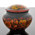 1072 Хохолома Сахарница (керамика)