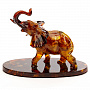 Скульптура из янтаря "Слон", фотография 4. Интернет-магазин ЛАВКА ПОДАРКОВ