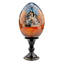Деревянное пасхальное яйцо на подставке "Храм Александра Невского", фотография 5. Интернет-магазин ЛАВКА ПОДАРКОВ