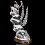 Скульптура из рога горного козла "Козерог и волки", фотография 2. Интернет-магазин ЛАВКА ПОДАРКОВ