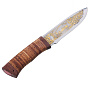 Нож сувенирный с рукоятью из бересты "Урал". Златоуст, фотография 3. Интернет-магазин ЛАВКА ПОДАРКОВ