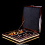Янтарный шахматный ларец с фигурами "Золотая Европа", фотография 8. Интернет-магазин ЛАВКА ПОДАРКОВ
