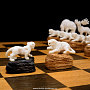 Шахматы с фигурами из кости мамонта "Противостояние", фотография 10. Интернет-магазин ЛАВКА ПОДАРКОВ