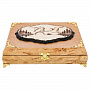 Шкатулка из карельской березы "Лебеди", фотография 1. Интернет-магазин ЛАВКА ПОДАРКОВ