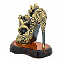 Статуэтка с янтарем "Кот на туфельке", фотография 3. Интернет-магазин ЛАВКА ПОДАРКОВ