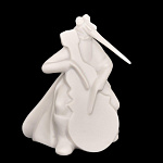 0034191/82.83785.00.1 ЛФЗ СКУЛЬПТУРА  "Комар Белый" (бисквитный фарфор) ТН1