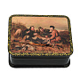 Шкатулка "Охотники на привале", фотография 1. Интернет-магазин ЛАВКА ПОДАРКОВ