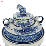  Гжель Блинница в наборе