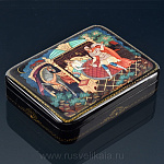 /11,5*8,5*3см Художественная роспись Шкатулка "Сказка"Молодильные яблоки"  /55