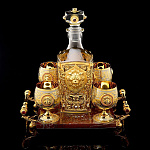 0028103 Златоуст НАБОР КОНЬЯЧНЫЙ "КОРОЛЕВСКИЙ"в ПУ