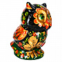 Статуэтка "Сова". Хохлома, фотография 1. Интернет-магазин ЛАВКА ПОДАРКОВ
