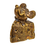 0016902 Бронза КОЛОКОЛЬЧИК "Мышь в сыре"