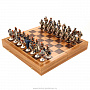 Шахматы деревянные "Бородино" с фарфоровыми фигурами, фотография 4. Интернет-магазин ЛАВКА ПОДАРКОВ