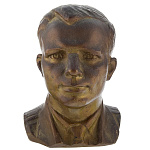 0046920 Бронза Скульптура "Юрий Гагарин"