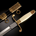 0016588 Оружие сувенирное КОРТИК "НВМУ" офицерский 