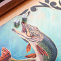 Деревянные нарды "Рыбалка" 59х29,5 см, фотография 9. Интернет-магазин ЛАВКА ПОДАРКОВ