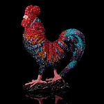 Статуэтка с хрустальными стразами "Петух"