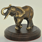 139246 Бронза Скульптура "Слон" средний 