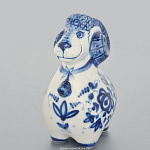 0021525 Гжель Скульптура "Барашек" Авт. Алехин С.С.