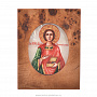 Икона "Великомученик Пантелеймон" перламутровая, фотография 1. Интернет-магазин ЛАВКА ПОДАРКОВ