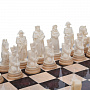 Эксклюзивные деревянные шахматы с фигурами из кости "Бородино" 45х45 см, фотография 8. Интернет-магазин ЛАВКА ПОДАРКОВ