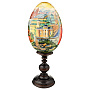Деревянное пасхальное яйцо на подставке "Москва. Кремль", фотография 4. Интернет-магазин ЛАВКА ПОДАРКОВ